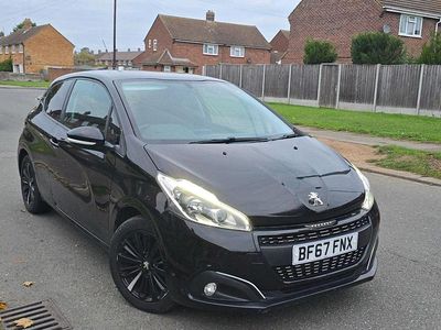 Used Peugeot 208 2017 Black Hatchback