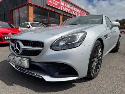 Used Mercedes SLC200 AMG line 2017 Silver Cabriolet