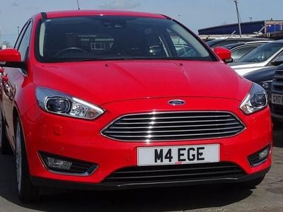 Second-hand Ford Focus Titanium X 125 CP (91 kW) 2016 Roșu Hatchback