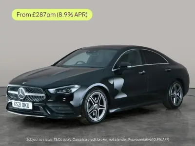Used Mercedes CLA220 AMG Line Premium Plus 2021 Black Sedan