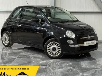 Usado Fiat 500 Lounge 69 HP (50 kW) 2011 Preto Citadino