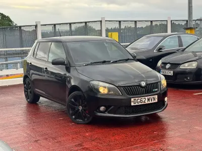 Used Skoda Fabia vRS 180 HP (132 kW) 2012 Black Hatchback