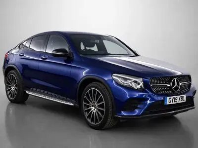 Used Mercedes GLC250 AMG line 2019 Blue SUV