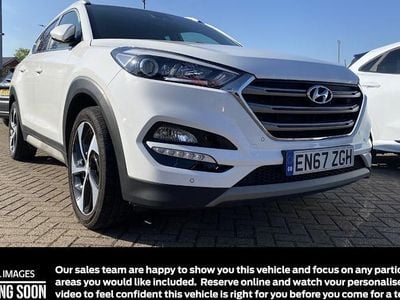 Używany Hyundai Tucson Edition 177 KM (130 kW) 2018 Biały SUV