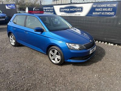 Used Skoda Fabia SE 110 HP (80 kW) 2015 Blue Hatchback