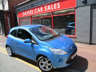 Used Ford Ka Zetec 69 HP (50 kW) 2015 Blue Hatchback