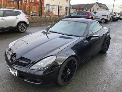 Used Mercedes SLK200 2008 Black metallic Cabriolet