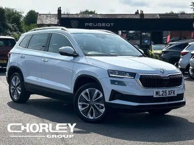 New Skoda Karoq SE L 116 HP (85 kW) 2025 White SUV
