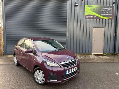 Mauve/purple Used 2016 Peugeot 108 Active Hatchback | £4,990 (Fair price)