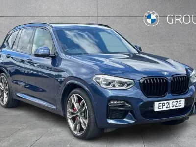 Used BMW X3 M Sport 360 HP (264 kW) 2021 Blue SUV