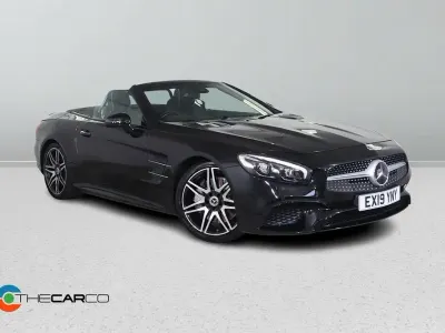 Used Mercedes SL400 AMG line 2019 Black Cabriolet