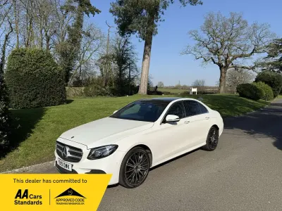 Used Mercedes E400 AMG Line Premium Plus 340 HP (250 kW) 2019 White Sedan