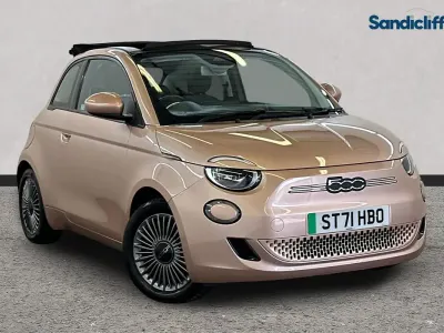 Used Fiat 500e Icon 86 kW (118 HP) 2022 Gold Cabriolet