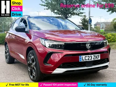Second-hand Vauxhall Grandland X Elite 130 CP (95 kW) 2023 Roșu SUV