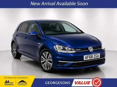 Used VW Golf VII SE 2018 Blue Hatchback