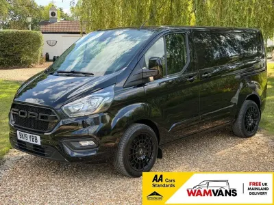 Used Ford Transit Custom Limited 130 HP (95 kW) 2019 Black Van