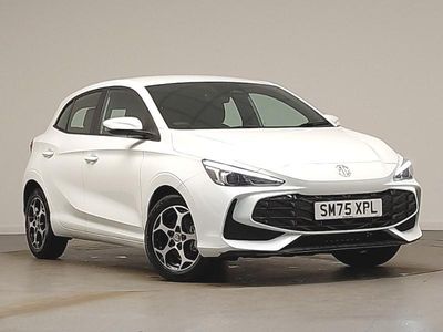 New MG MG3 SE 115 HP (84 kW) 2025 White Hatchback