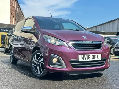 Used Peugeot 108 82 HP (60 kW) 2016 Mauve/purple Hatchback