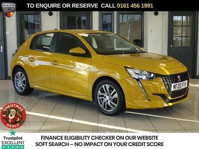 Yellow Used 2020 Peugeot 208 Active Premium Hatchback | £10,870 (Fair price)
