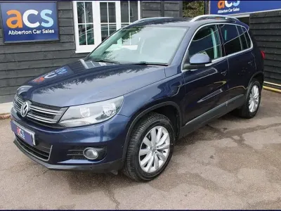Used VW Tiguan Match 138 HP (101 kW) 2014 Blue SUV