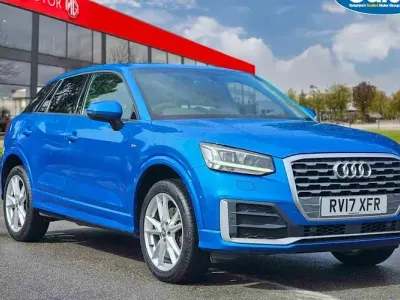Used Audi Q2 S-Line 150 HP (110 kW) 2017 Blue SUV