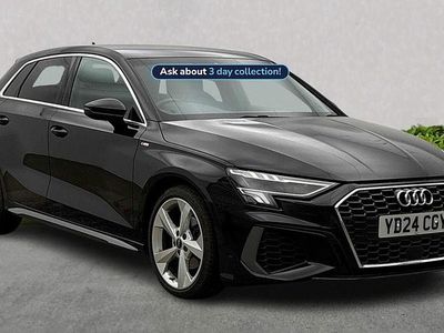 Used Audi A3 S-Line 147 HP (108 kW) 2024 Black Hatchback