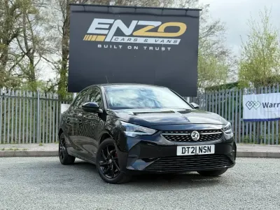 Usado Vauxhall Corsa 100 HP (73 kW) 2021 Preto Citadino