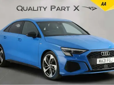 Used Audi A3 150 HP (110 kW) 2021 Blue Sedan