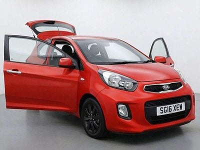 Used Kia Picanto 65 HP (47 kW) 2016 Red Hatchback