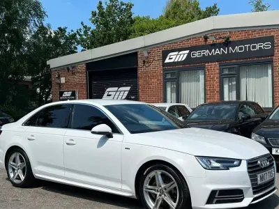 Used Audi A4 S-Line 190 HP (139 kW) 2017 White Sedan