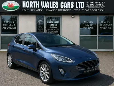 Used Ford Fiesta Titanium 100 HP (73 kW) 2020 Blue Hatchback