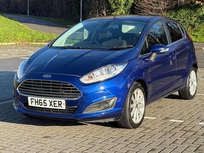 Blue Used 2015 Ford Fiesta Titanium Hatchback | £3,990 (Fair price)