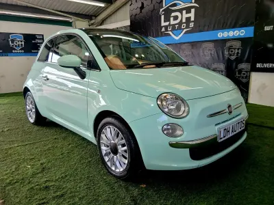 Used Fiat 500 Lounge 69 HP (50 kW) 2014 Green Hatchback