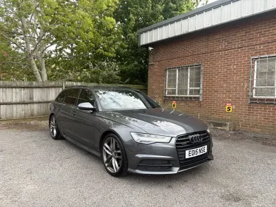 Usado Audi A6 Black Edition 272 CV (200 kW) 2015 Gris Familiar
