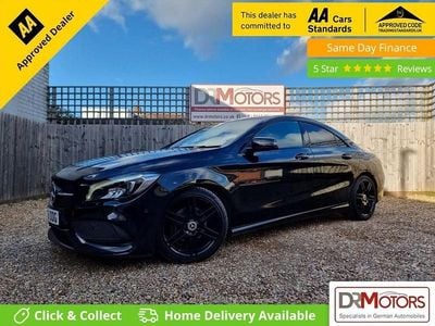 Used Mercedes CLA200 AMG line 136 HP (100 kW) 2017 Black Coupe