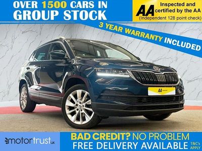 Used Skoda Karoq SE L 150 HP (110 kW) 2019 Blue SUV