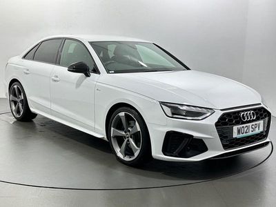 Used Audi A4 Black Edition 150 HP (110 kW) 2021 White Sedan