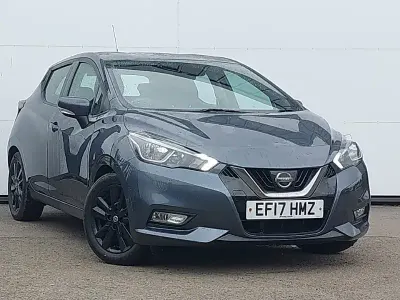 Used Nissan Micra Acenta 90 HP (66 kW) 2017 Grey Hatchback