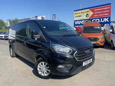 Begagnad Ford Transit Custom Limited 130 HK (95 kW) 2019 Svart Van