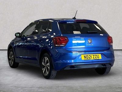 Used VW Polo Match 95 HP (69 kW) 2021 Blue Hatchback