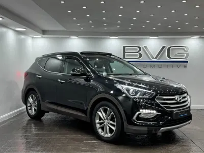 Begagnad Hyundai Santa Fe Premium SE 2015 Svart SUV
