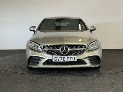 Used Mercedes C200 AMG line 2020 Silver Coupe