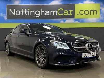 Begagnad Mercedes CLS220 AMG line 177 HK (130 kW) 2017 Blå Sportkupé