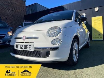 Used Fiat 500 Lounge 69 HP (50 kW) 2012 White Hatchback