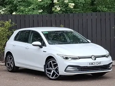 Used VW Golf Style 150 HP (110 kW) 2021 White Coupe