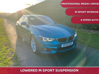 Begagnad BMW 420 M Sport 184 HK (135 kW) 2021 Blå Sedan