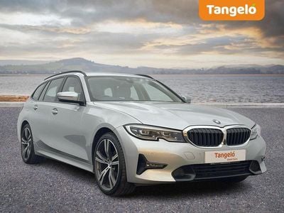 Silver Used 2021 BMW 318 Sport Line Estate | £17,495 (Fair price)