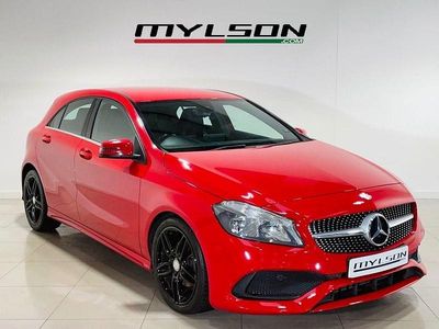 Used Mercedes A180 AMG line 109 HP (80 kW) 2016 Red Hatchback