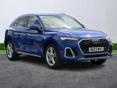 Used Audi Q5 S-Line 204 HP (150 kW) 2023 Blue SUV