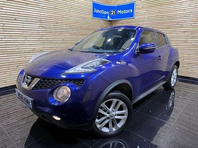 Used Nissan Juke Acenta Premium 117 HP (86 kW) 2016 Blue SUV